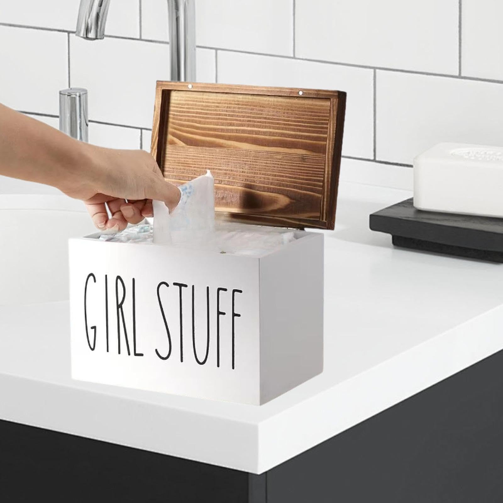 CDQL Contenitore Porta Assorbenti, Scatola Porta Assorbenti, Porta Assorbenti Femminile a Conchiglia, Montato a Parete, Scatola Porta Assorbenti per CDQL Contenitore Porta Assorbenti, Scatola Porta Assorbenti, Porta Assorbenti Femminile a Conchiglia, Montato a Parete, Scatola Porta Assorbenti per