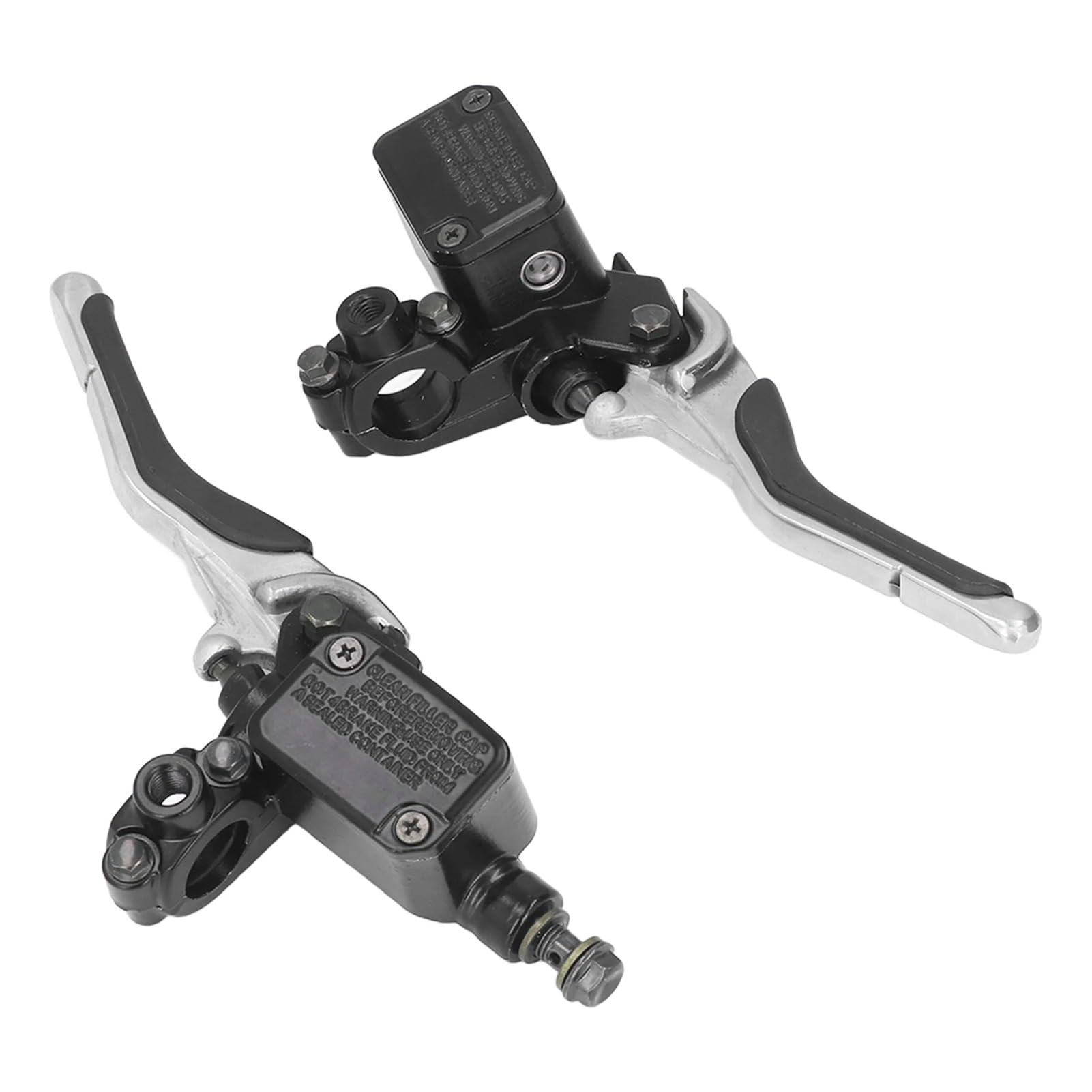 frizione maniglia pieghevole Coppia di leve freno sinistra e destra per moto con contenitore per olio in lega alluminio CNC ricambio per YQ50 Aerox 1997-2013