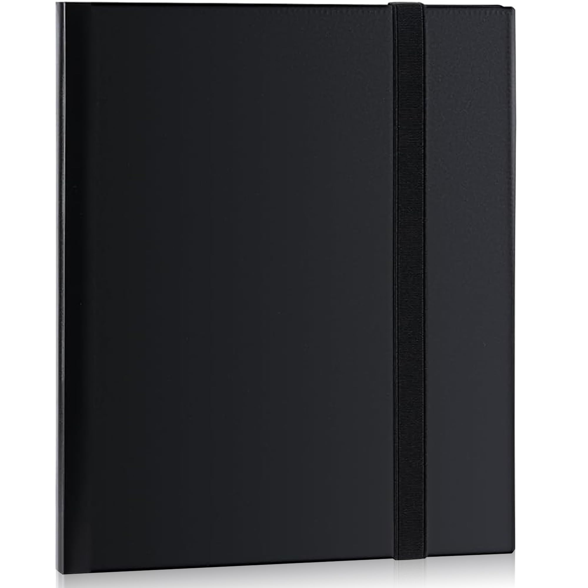 Trading Card Binder,540 Capacity 9-Pocket Side-Loading Album,Acid-Free Pages(60 Sides), Rigid Cover & Strap,Portable Card Folder for Football Baseball Cards & TCG Collection (Black)
