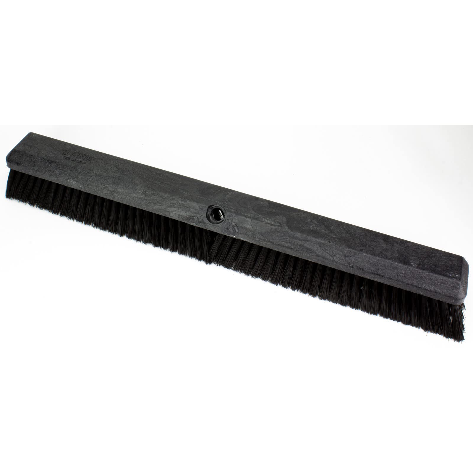 Sparta Omni Sweep Testa di scopa in plastica resistente, scopa industriale con sistema di codifica a colori, per esterni, interni, garage, cemento, terrazza, cucina, bagno, 61 cm, nero
