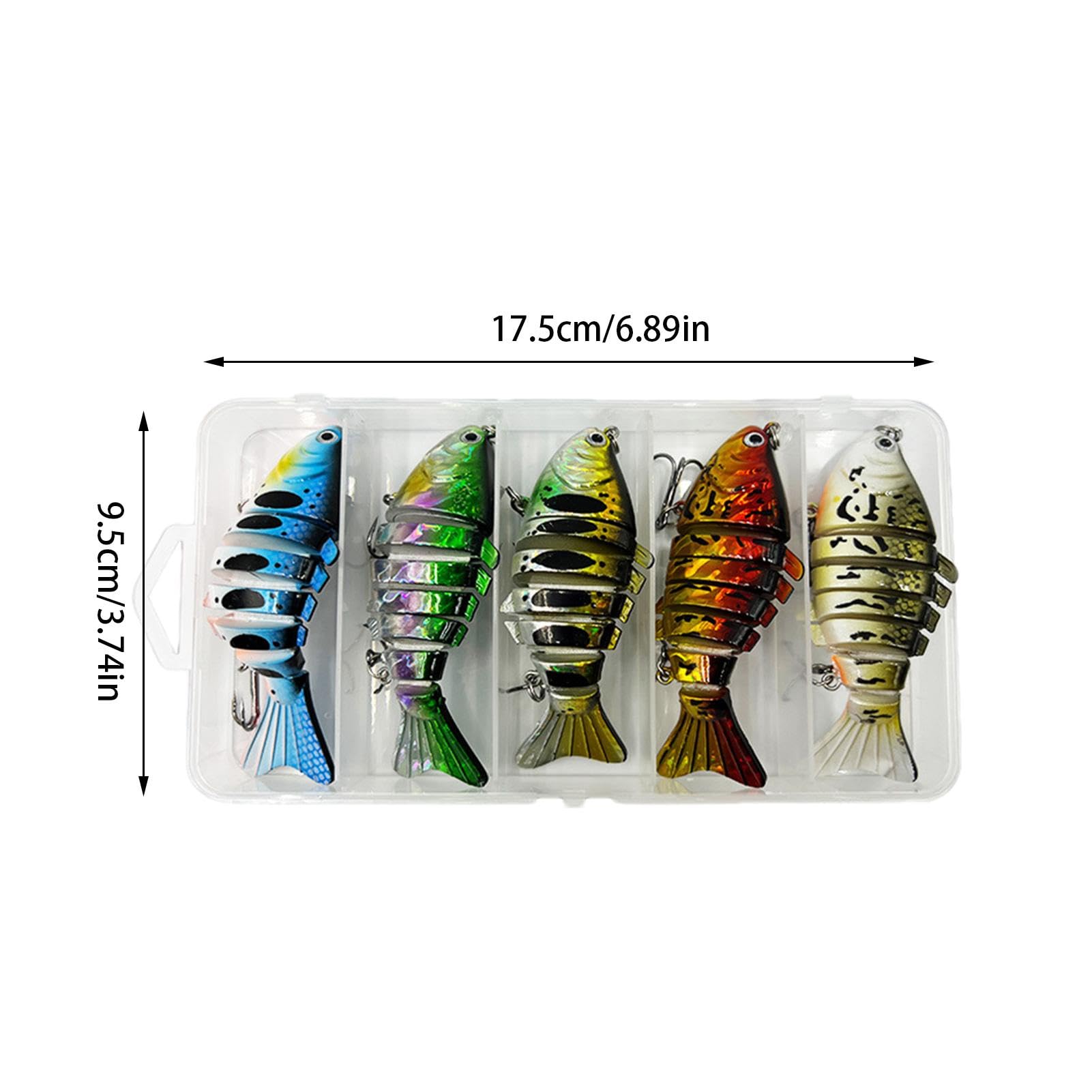 Bar Fishing Lures, Freshwater Lures for Fishing | Realistic Multi-Jointed Fishing Swimming Pools 5 Pieces, Anime Fishing Lure, Multisection Lures Set : Amazon.se: Sports & Outdoors Bar Fishing Lures, Freshwater Lures for Fishing | Realistic Multi-Jointed Fishing Swimming Pools 5 Pieces, Anime Fishing Lure, Multisection Lures Set : Amazon.se: Sports & Outdoors