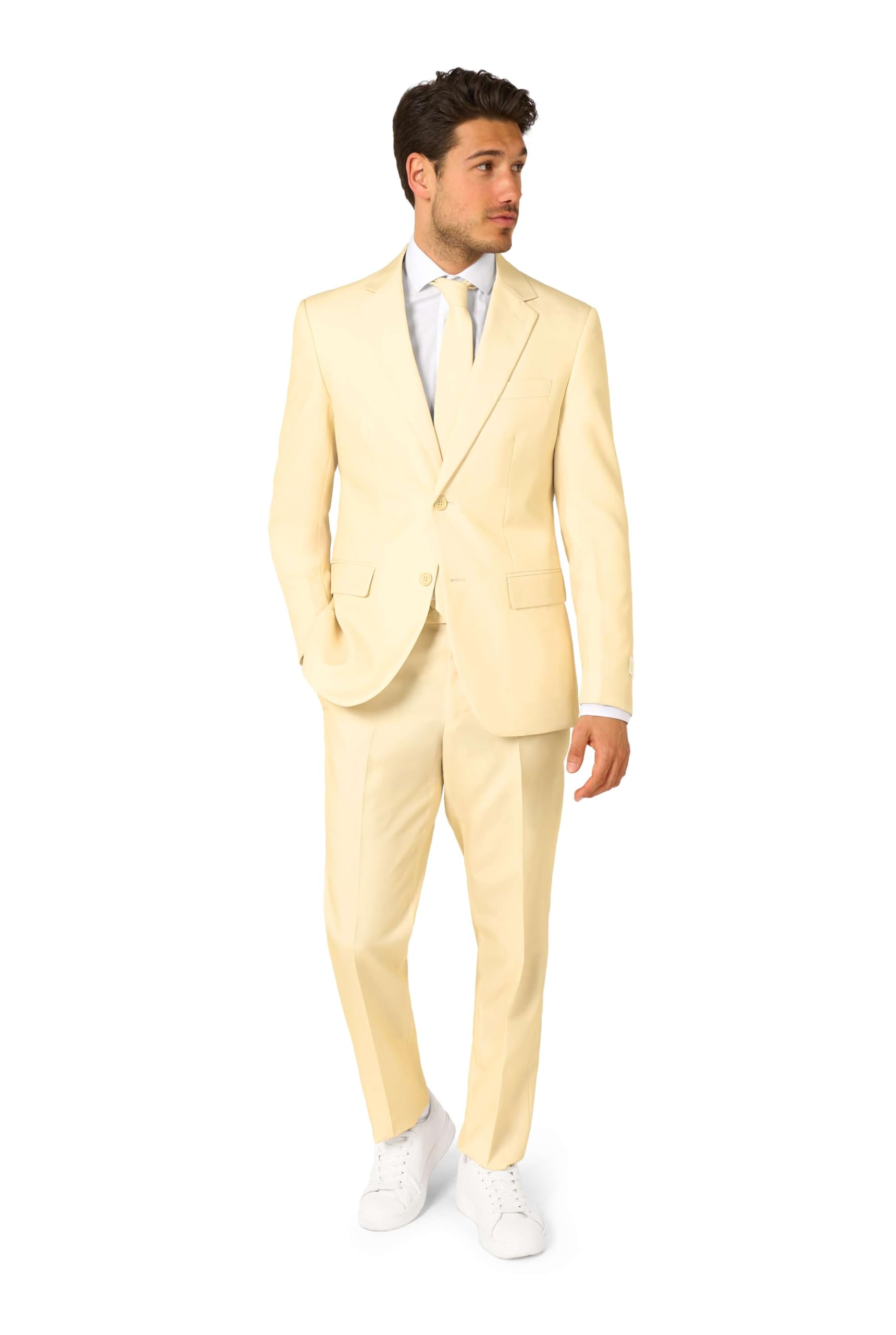 OppoSuits einfarbige Party-Anzüge – Bunte Outfits für Abschlussball, Hochzeiten, Junggesellenabschiede – Inklusive Sakko, Hose und Krawatte.