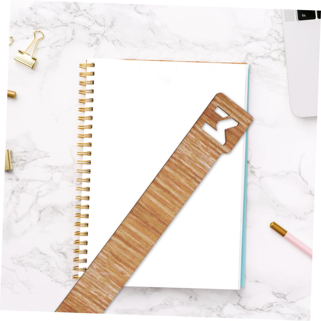 Segnalibri Alfabeto in Legno 26 Pezzi Color Caffè per Libri | Accessorio di Classificazione, Supporto Lettere per Nomi, Formato Tascabile per Ragazzo Ragazza