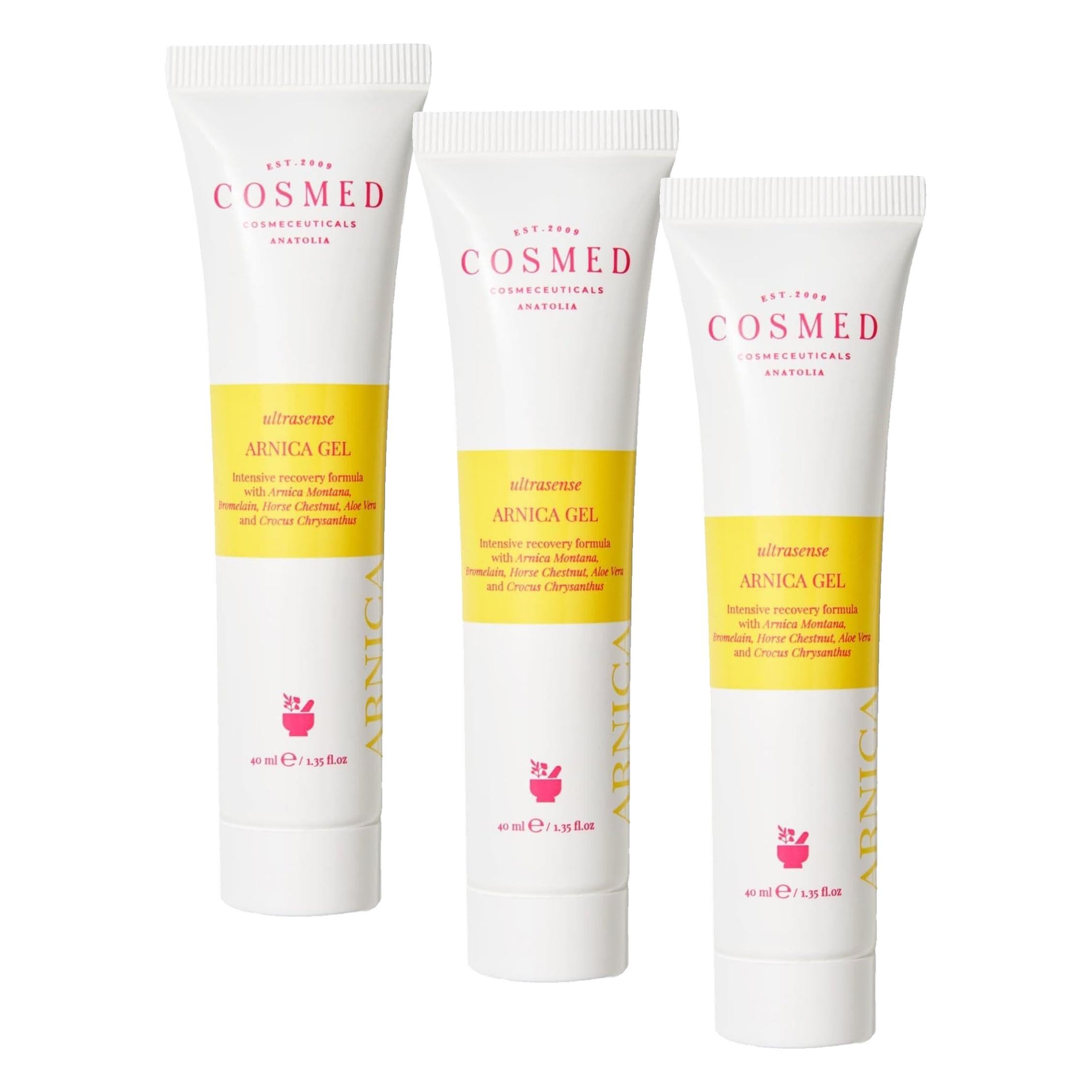 Cosmed Morluk ve Ödem Karşıtı Arnica Jel - Arnica Gel - 40 ml (3 paketi)
