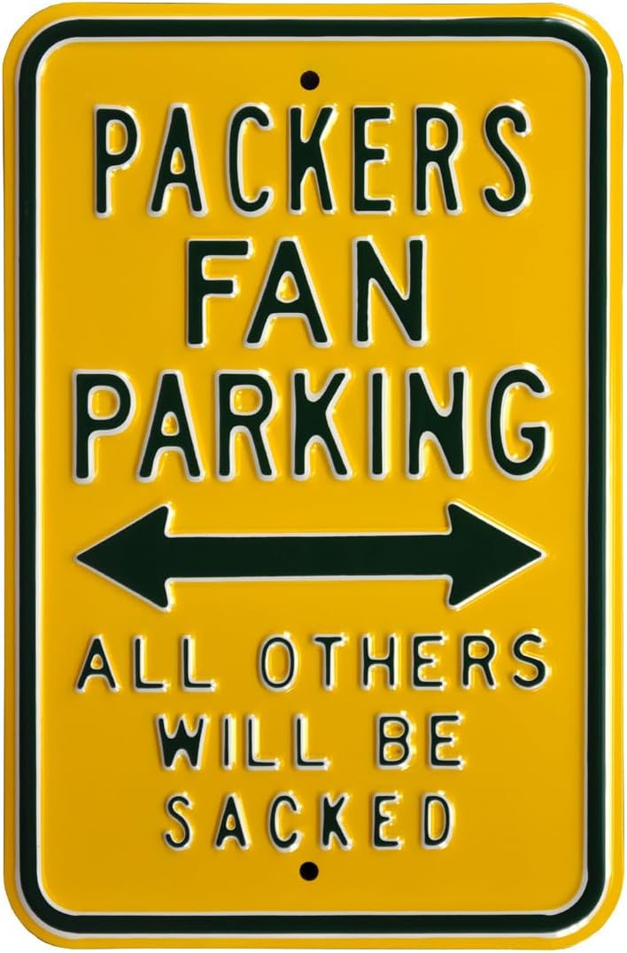Authentic Street Signs NFL Fanshop Parking Sign