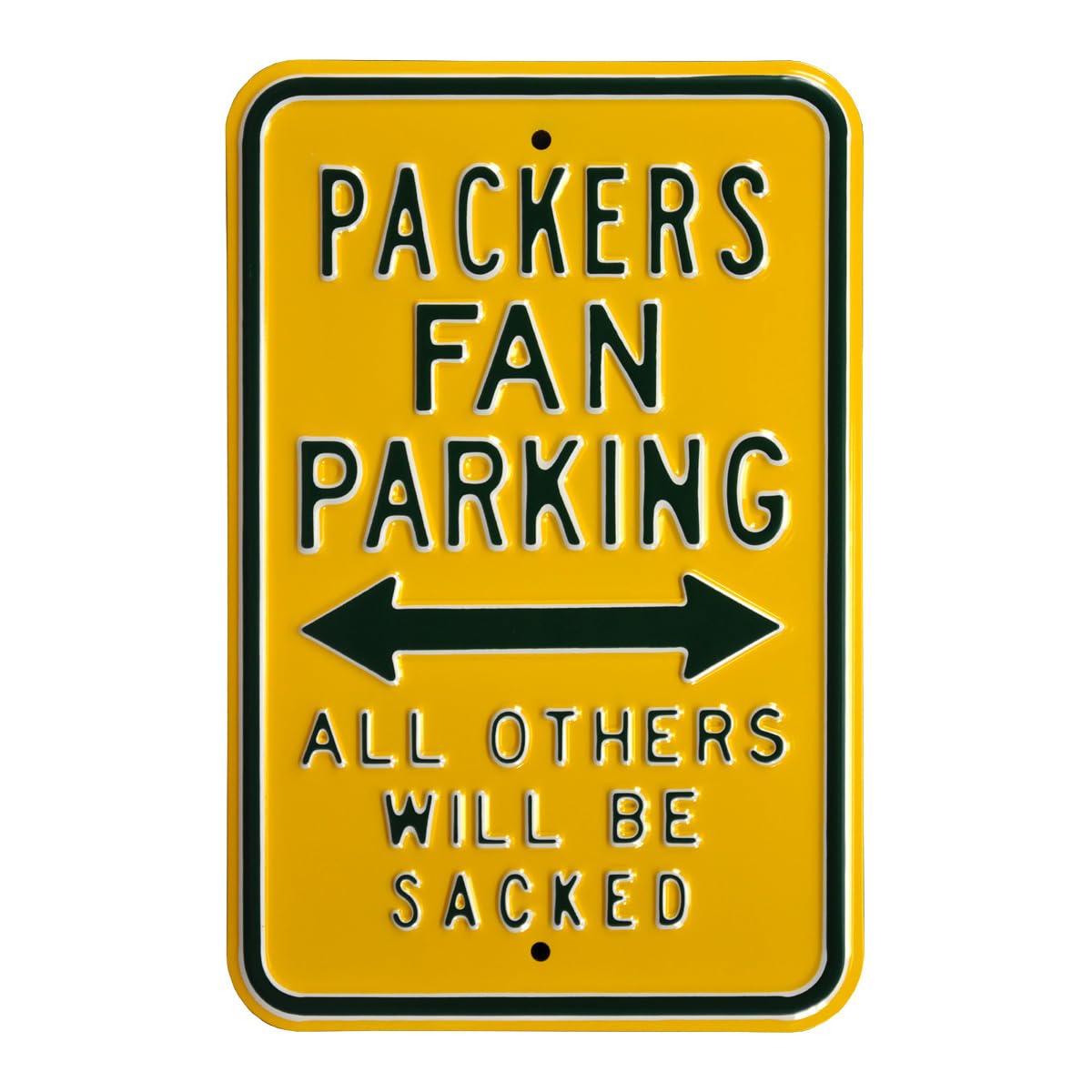 Authentic Street Signs NFL Fanshop Parking Sign