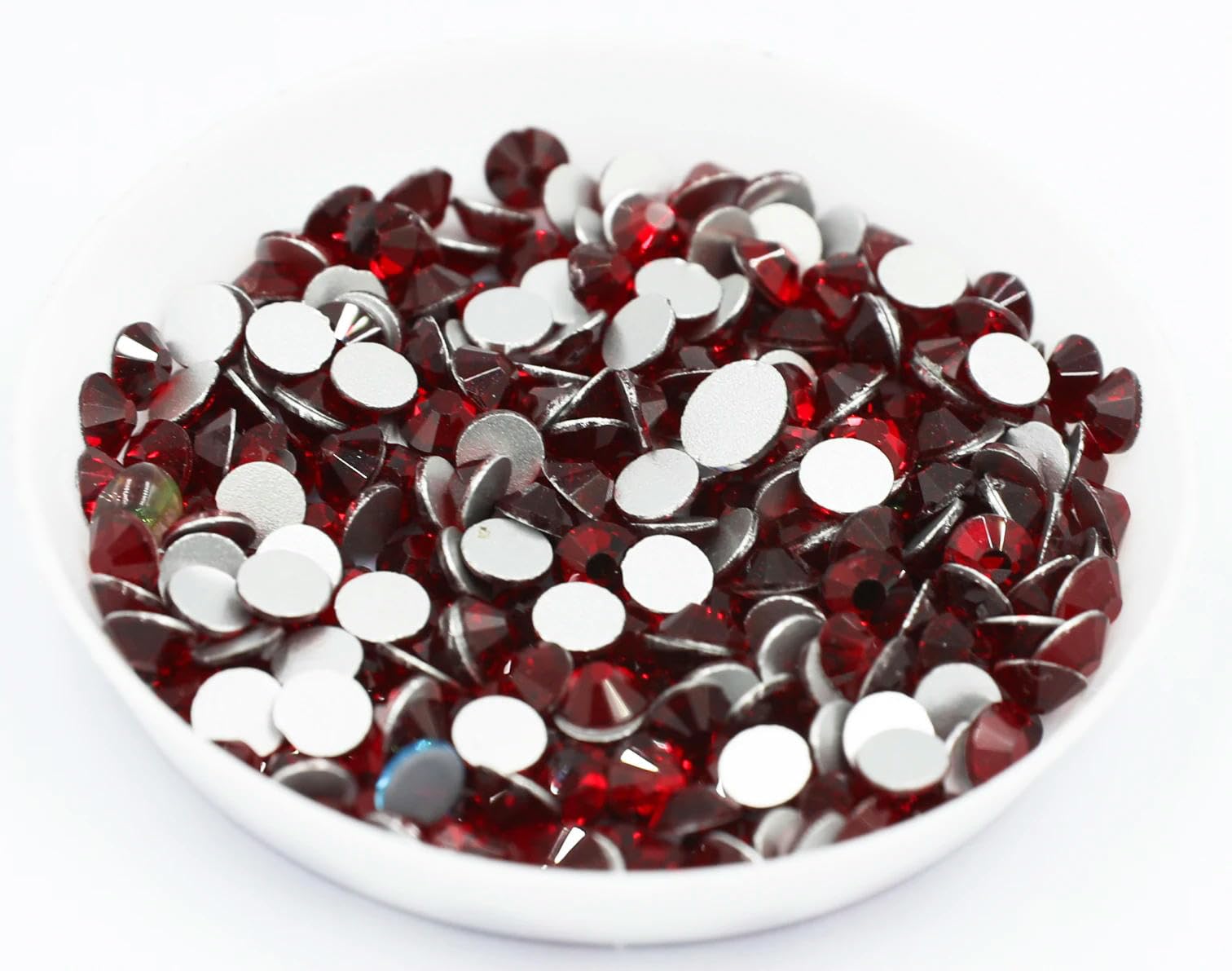 1440 Strass Con Retro Piatto, 1,5 – 1,7 Mm, Strass Per Nail Art, Decorazione Costume, Decorazione Per Festival, Blu A - Foto 13