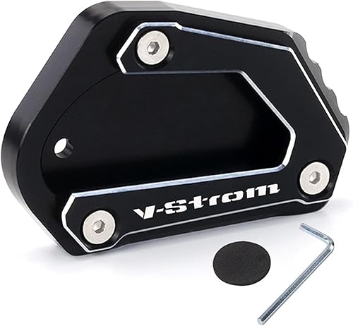 Support Plate for Suzuki V Strom DL650 V-Strom Vstrom 650 Vstrom650 2012-2019 2018 2017 2016 Kickstand Side Stand Enlarger Extension Footrest (Color
