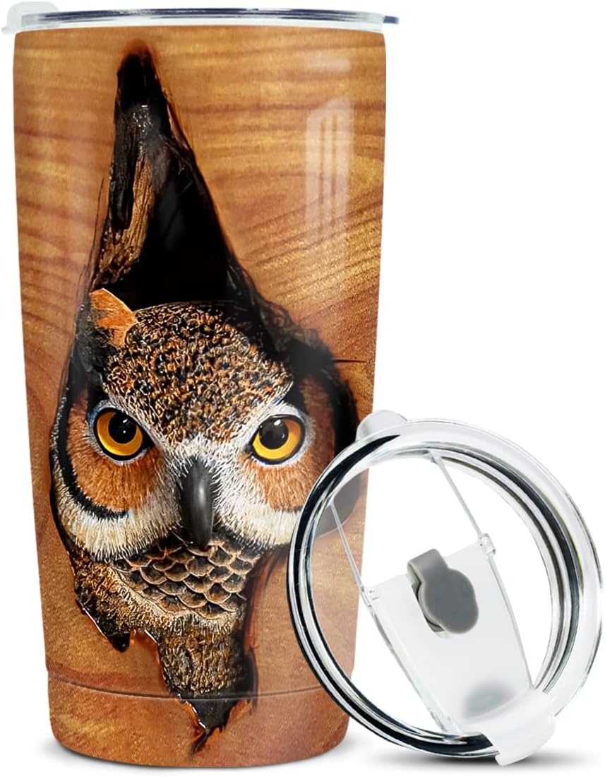 Cute White Owl Statue & Figurines For Home Decor - Adorable Gifts For Owl Lovers