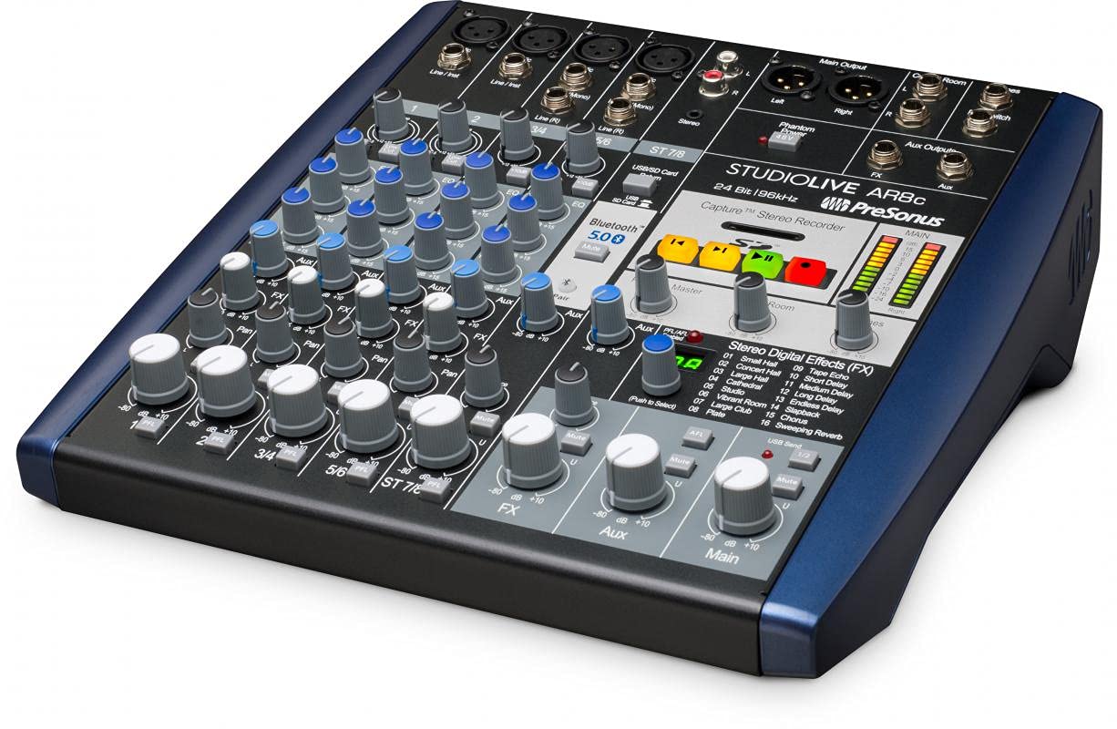 PreSonus StudioLive AR8c, 8 kanal, hibrit dijital/analog
