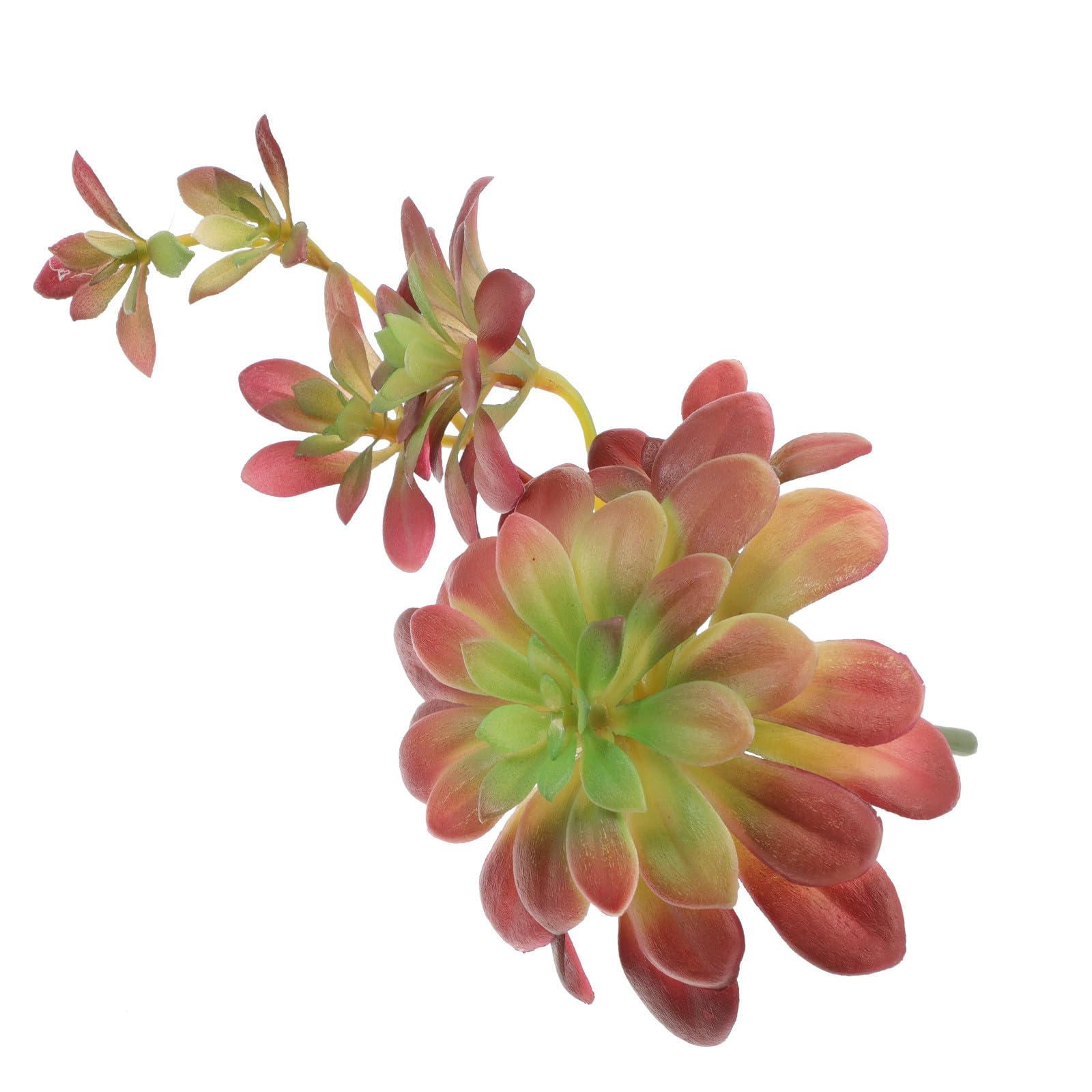 CALLARON Plante Succulente Artificielle Réaliste de 27cm Marron en Plastique Plante Suspendue en Rotin Décorative Décoration Intérieure pour Maison ou Bureau