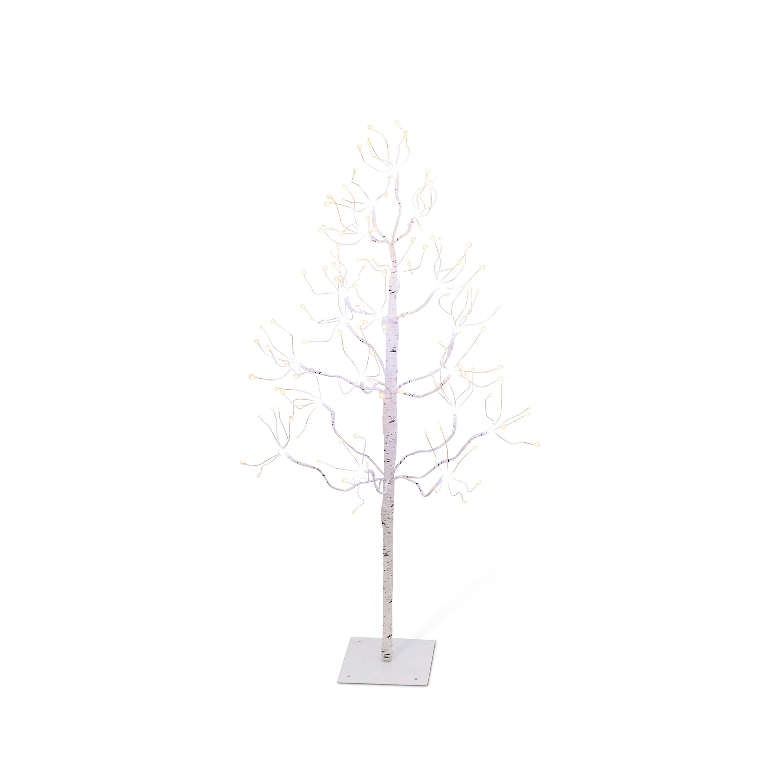 3 ft. LED Illuminating White Birch Holiday Tree