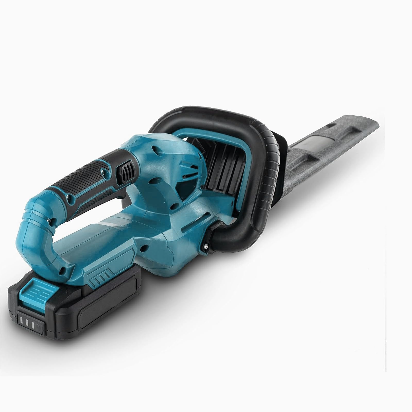 Cortasetos Inalámbrico, 2 X 4000 Mah, Cortasetos Eléctrico, Velocidad: 3000 R/Min, Cortasetos a Batería, para Recortar Setos, Arbustos Y Plantas De Borde