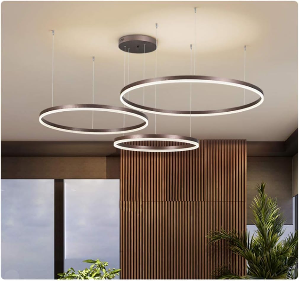 Lampada a sospensione Lampada a sospensione a LED Lampada da tavolo da pranzo Lampada a sospensione Lampada da soggiorno Dimmerabile con telecomando Lampada a sospensione Lampadario moderno Luci ad