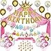 Princess Party Supplies, Tulle Backdrop, Gold Happy Birthday Balloons Banners, Latex Balloons, Birthday Princess Sash, Cake Topper, Princess Crown Balloons, Girls Birthday Decorations 2nd 3rd 4th 5th