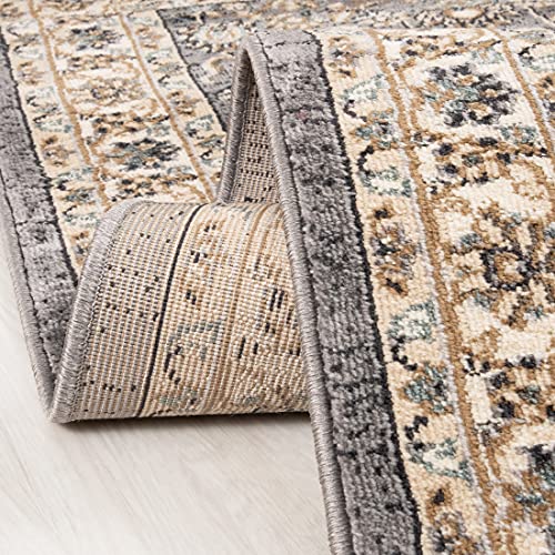 Carpeto Rugs Traditioneller Orientalischer Teppich mit Blumen - Kurzflor - Weich Teppich für Wohnzimmer, Schlafzimmer… – Bild 4