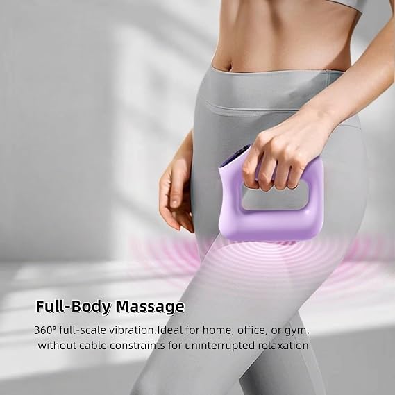 Multifunctional Full-Body Fascia Ring, Body Massager for Muscle Stimulater Machine, Electric Adjustable 3 Modes & 5 Levels Massagers Tool