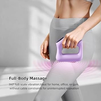 Multifunctional Full-Body Fascia Ring, Body Massager for Muscle Stimulater Machine, Electric Adjustable 3 Modes & 5 Levels Massagers Tool