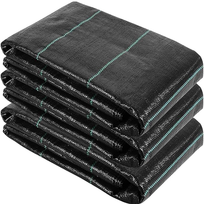 MAHIRA Weed Mat Premium 2 Meter x 40 Meter 110 GSM Black Garden Weed Fabric Heavy-Duty Weed Block Gardening Mat, Agriculture, Easy Setup & Super Weed Control, Eco-Friendly Weed Control Mate Gardening-image-9