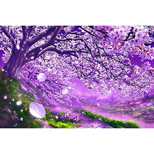 Kit Broderie Diamant Grand Arbre 5D : Mosaïque XXL 50x120cm pour Adulte