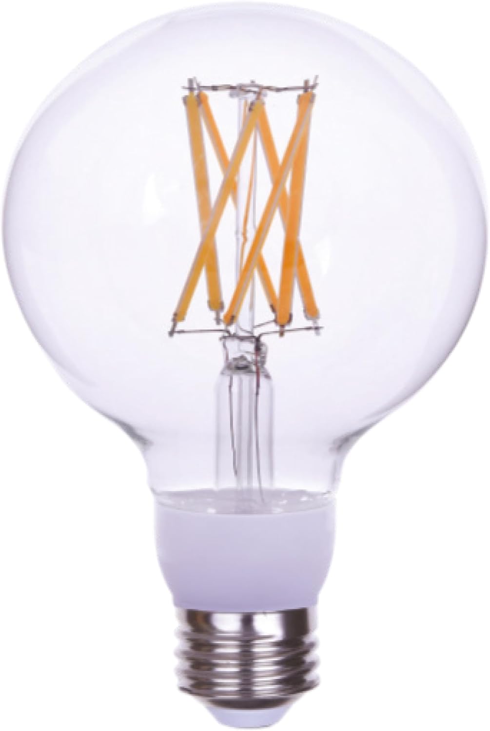 Goodlite G-20128 Filament 100 Watt Equivalent, G30 Edison Style, 1600 Lumens, Medium E26 Base LED Light Bulb Dimmable, Clear Warm White 3000k