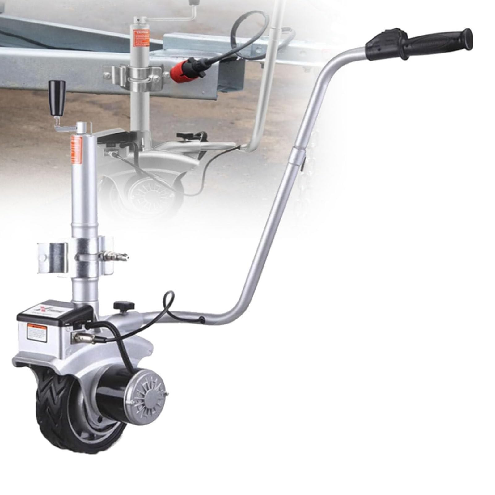 Elektrischer Anhänger Mover, motorisierter Anhängerwagen, 2268.0 kg Tragfähigkeit, 350W 12V Motor, 22FT/min Bewegungsgeschwindigkeit für Camper und Wohnwagen