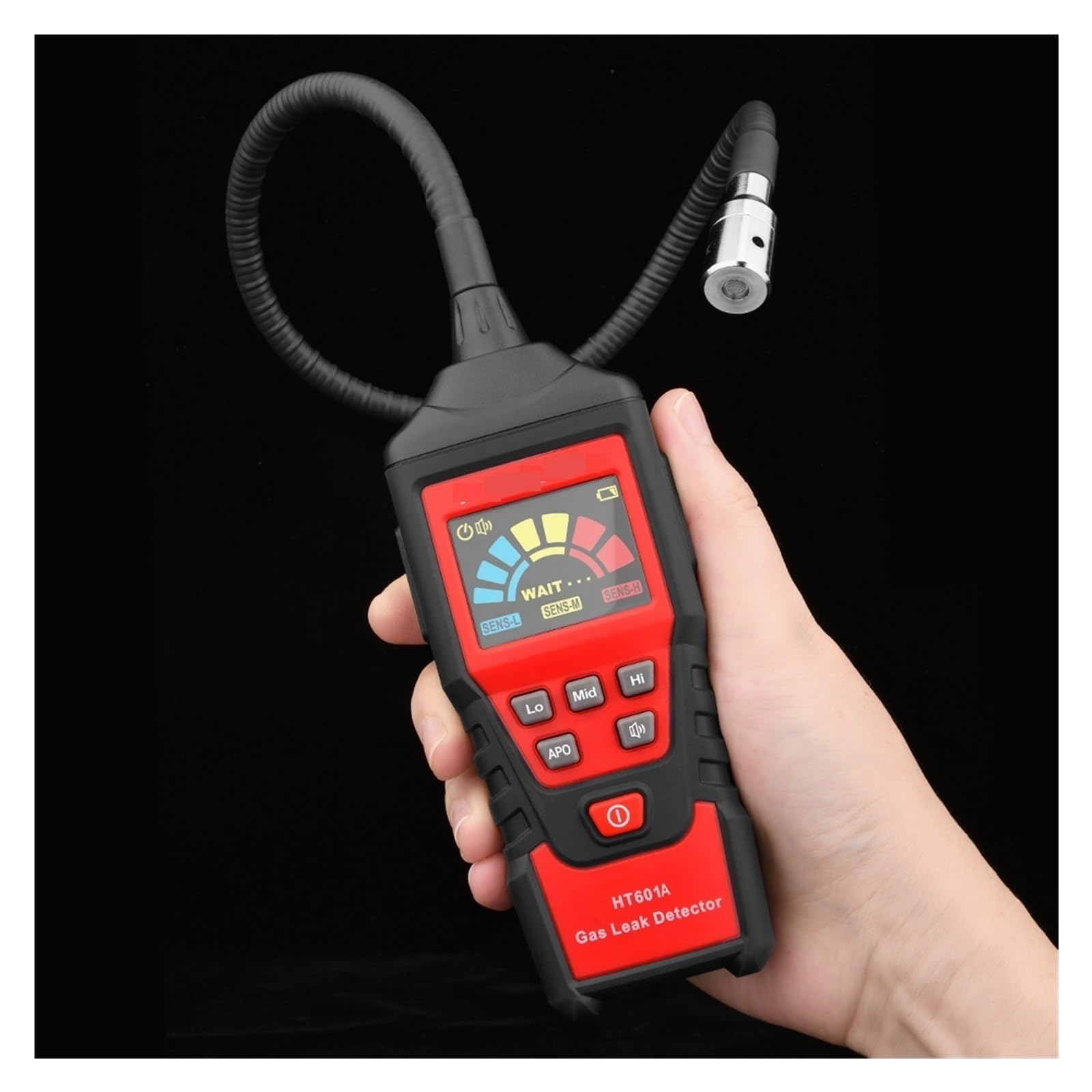 Gas-Leck-Detektor, Brennbares, Erdgas, Leckageort, Bestimmen Des Messgeräts, Analysator, Akustischer Alarm, HT601A Schnell Genau Einfach Abzulesen