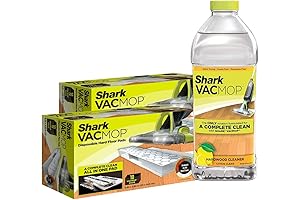 VACMOP Bundle: Shark Solution and Pads for Refills