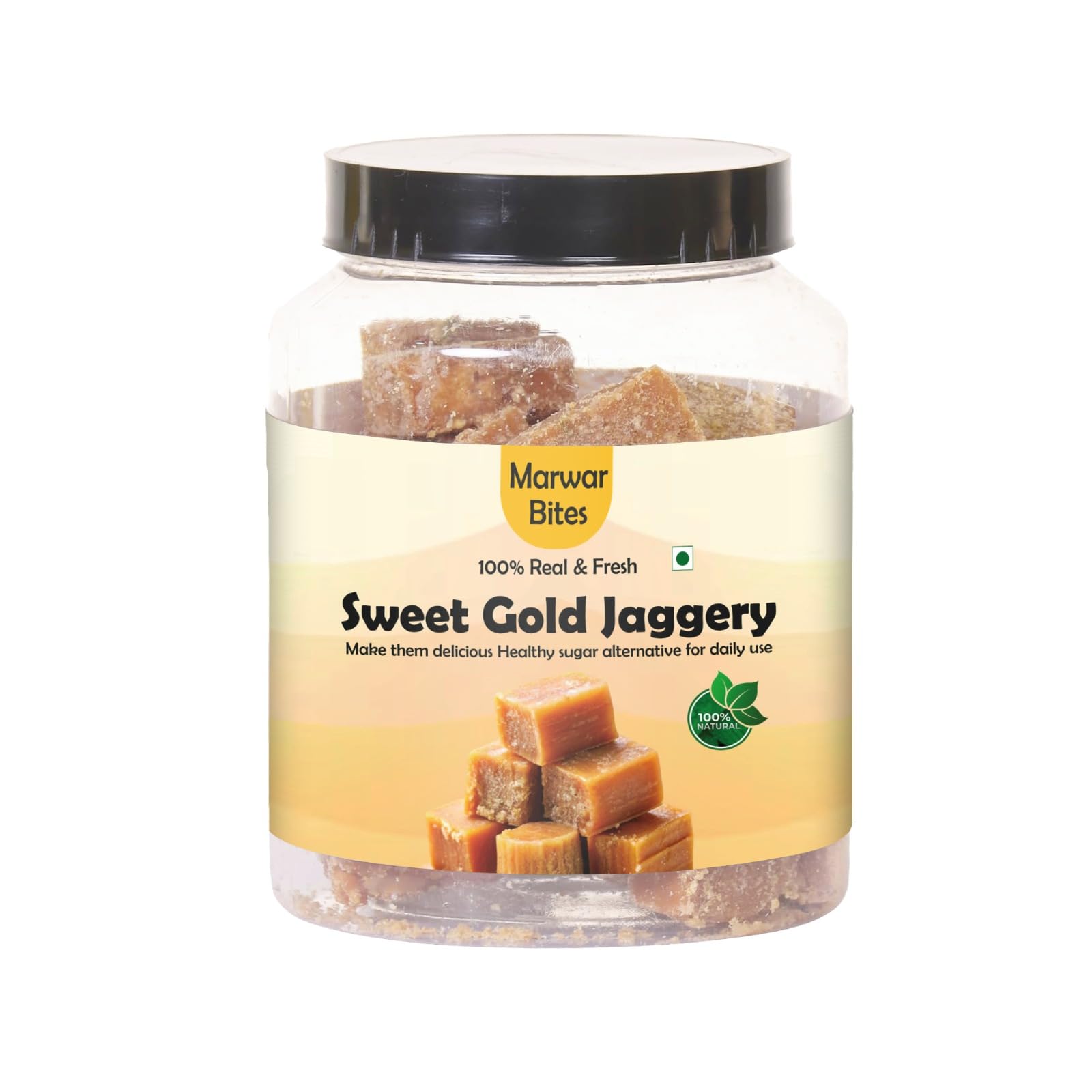 MarwarBites Pure Natural Jaggery Cubes 500gm | Authentic Desi Gud Gol | No Preservatives | Traditional Handcrafted Jaggery for Cooking & Sweets-image-44