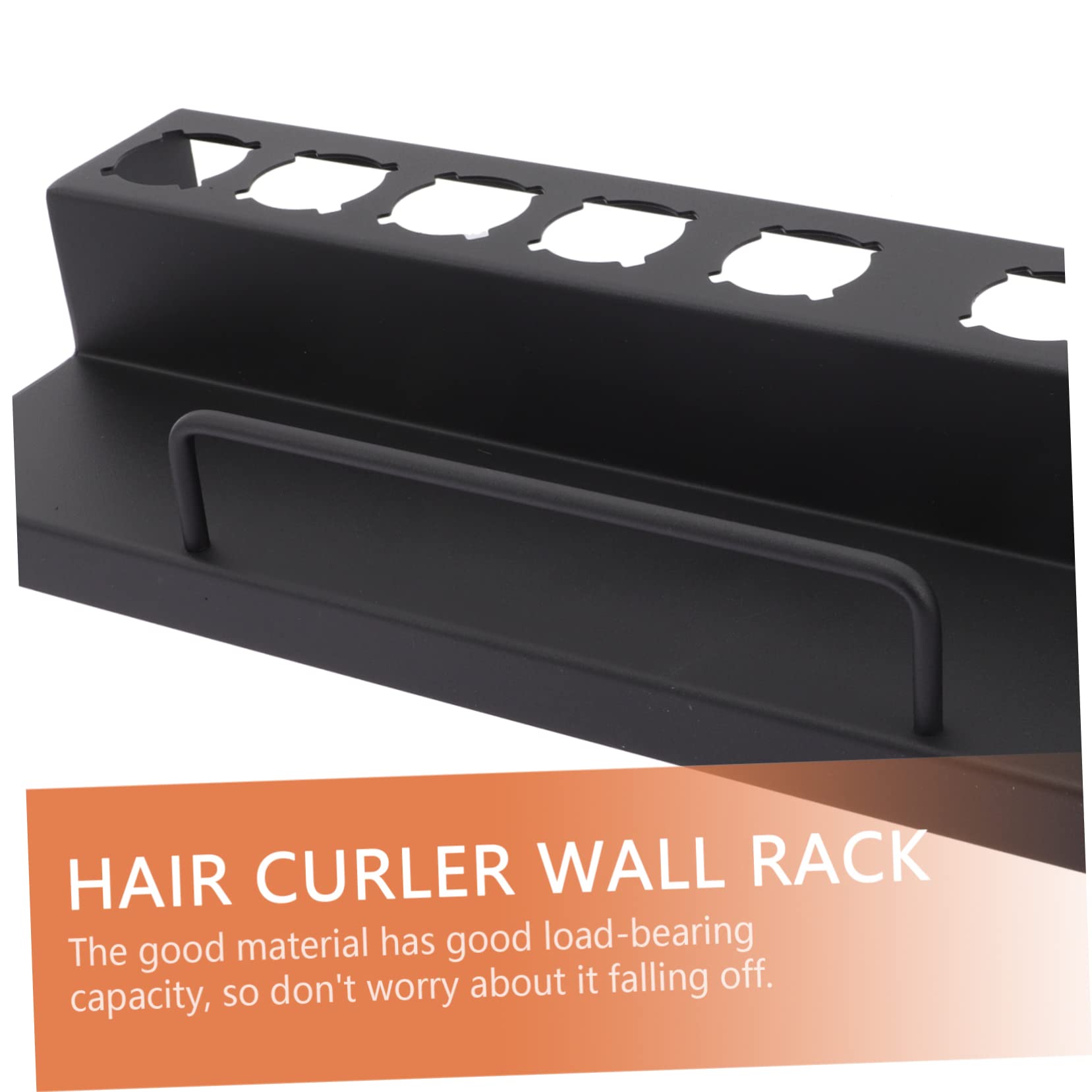 Haartrockner-Halterständer, Haartrockner- und Glätteisenhalter, Lockenstabständer, Salon-Lockenwicklerhalter, Toilettenzubehör, Lockenwickler-Wandständer, Haarstyling-Werkzeug-Organizer, Lockenstabhal