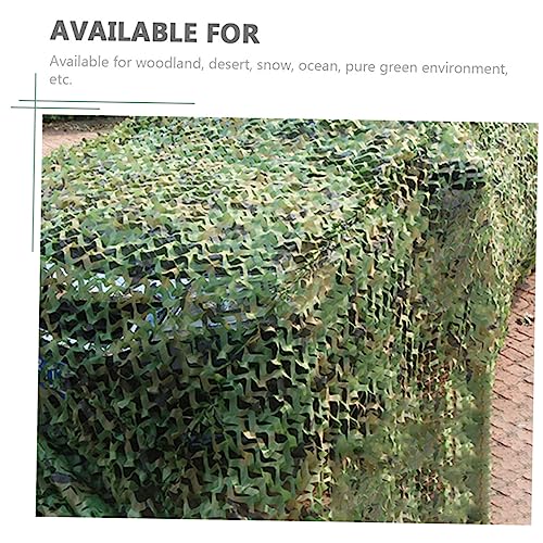 Amosfun Enfeites 1Pc Rede De Camuflagem Decoração Do Deserto Decoração De Acampamento Lona Camuflada