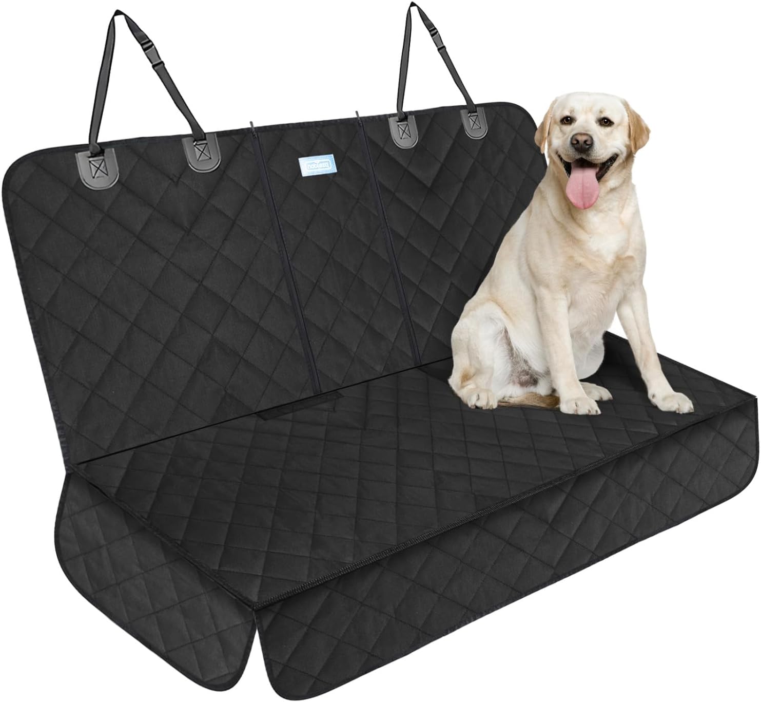 Nobleza Dog Car Seat Cover - Waterproof, Nonslip Scratch Proof Back Seat Protector for Universal Cars Rear Seats, Durable 137ร121cm