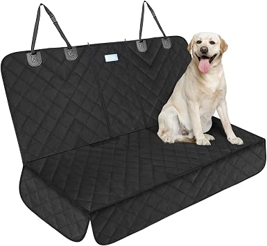 Nobleza Dog Car Seat Cover - Waterproof, Nonslip Scratch Proof Back Seat Protector for Universal Cars Rear Seats, Durable 137 121cm