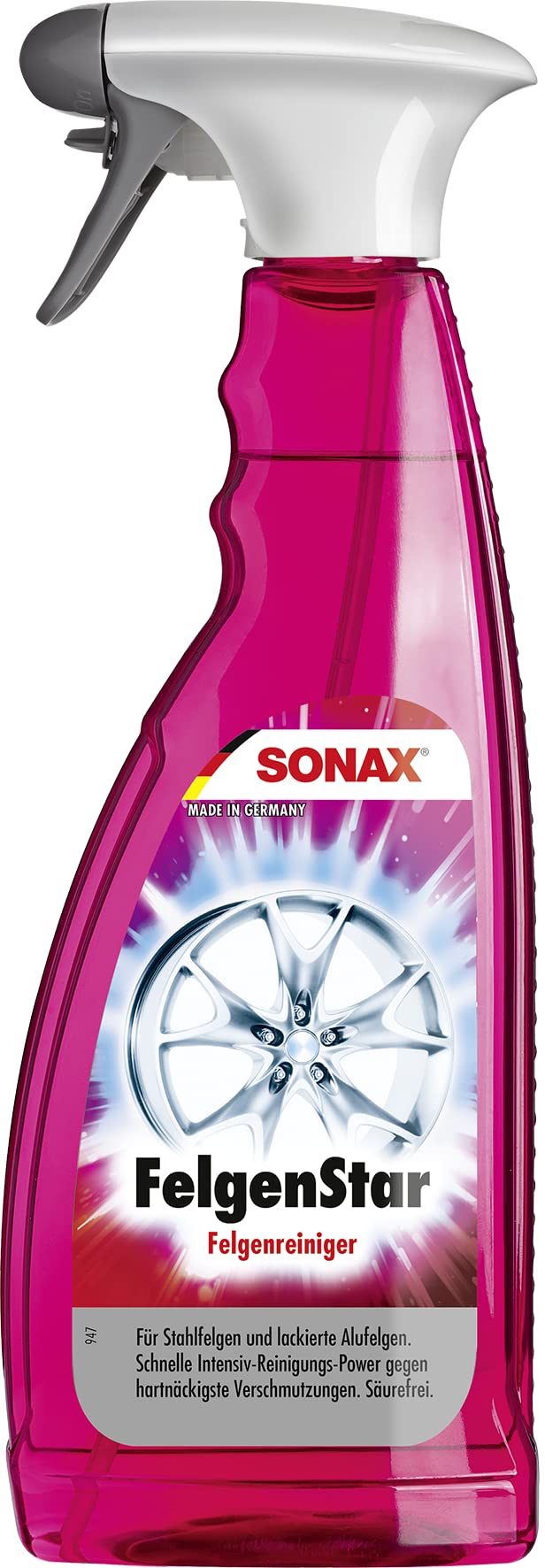 Kit Nettoyage Jantes Complet Sonax Detailmate – Nettoyant 1L + Brosse Nuke Guys + Microfibre + Gants