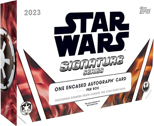 Star Wars 2023 Topps Signature Series Hobby Box 1 autógrafo por caja