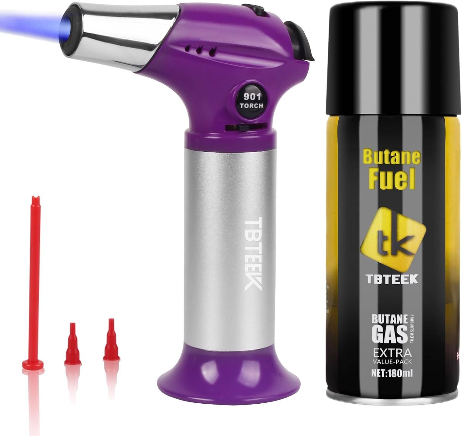 TBTEEK Cooking Torch with Butane Included, Kitchen Torch