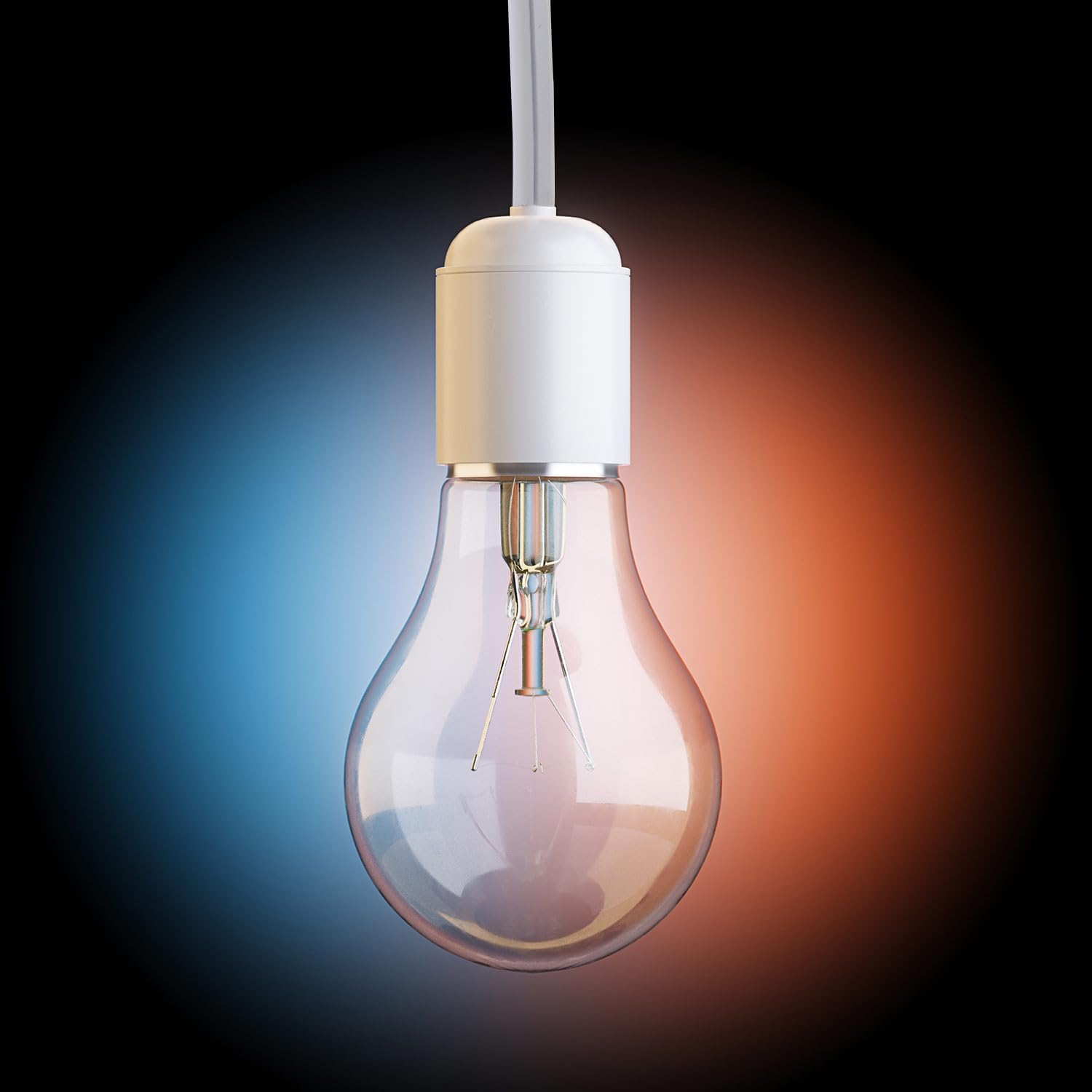 3 Pack Lamp Cord with Molded Plug, Lamp Cord Stripped Ends Ready for Wiring (White, 6 Feet)