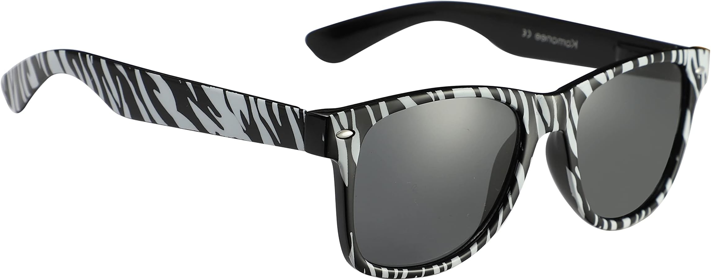 Komonee Drifter Sunglasses Set With Soft Case and Cleaning Cloth Classic Style Retro Sun Shades UV400 Protection Unisex For Men Women Sports