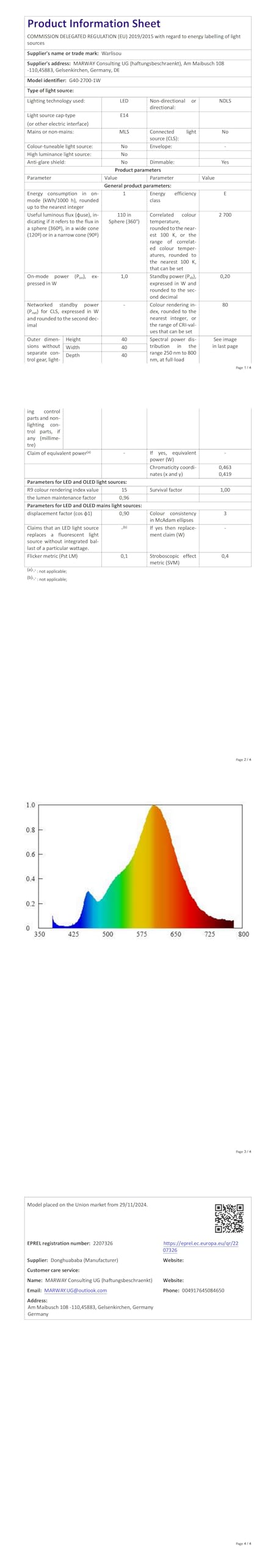 Warlisou 20M Guirlande Lumineuse Exterieure avec Télécommande