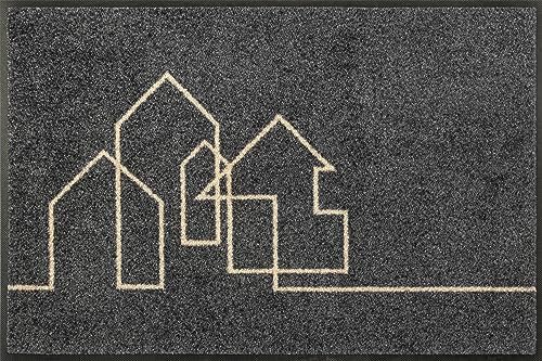 Wash+Dry Linestreet Doormat 50 x 75 cm, Indoor and Outdoor, Washable Wash+Dry Linestreet Doormat 50 x 75 cm, Indoor and Outdoor, Washable