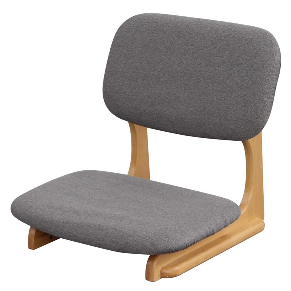 Chaise de méditation haut de gamme en bois d'hévéa rembourrée