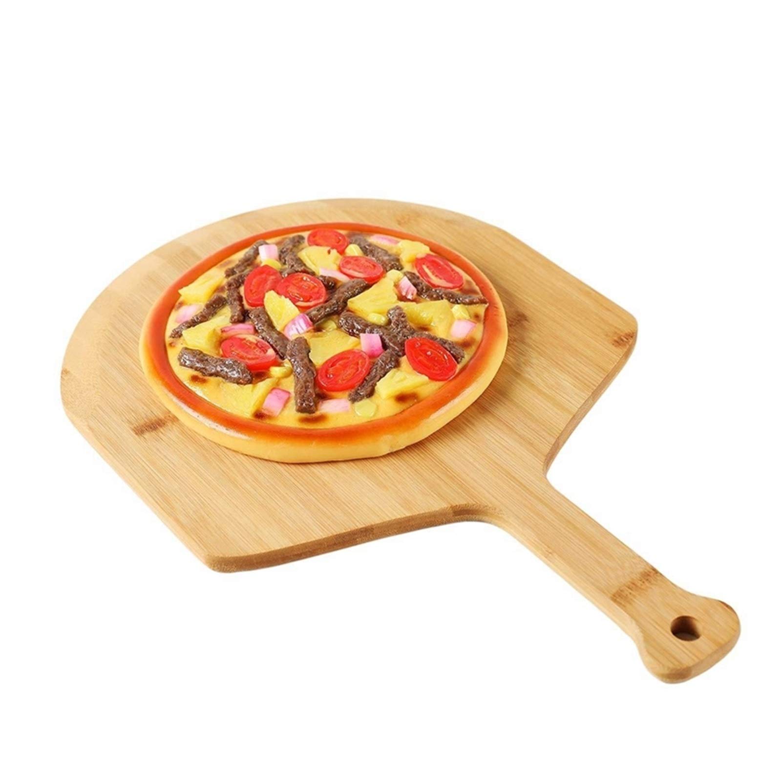 Łopatka do pizzy 2 szt. 12 cali Łopatka do pizzy Drewniana łopatka do pizzy Łopatka do transferu pizzy Piekarnik Deska do krojenia pizzy (Kolor: jak pokazano)