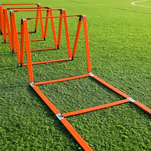 Escalera de entrenamiento de agilidad para footwork de fútbol, equipo atlético ligero para todas las edades, fácil montaje para fútbol, baloncesto y entrenamiento de obstáculos