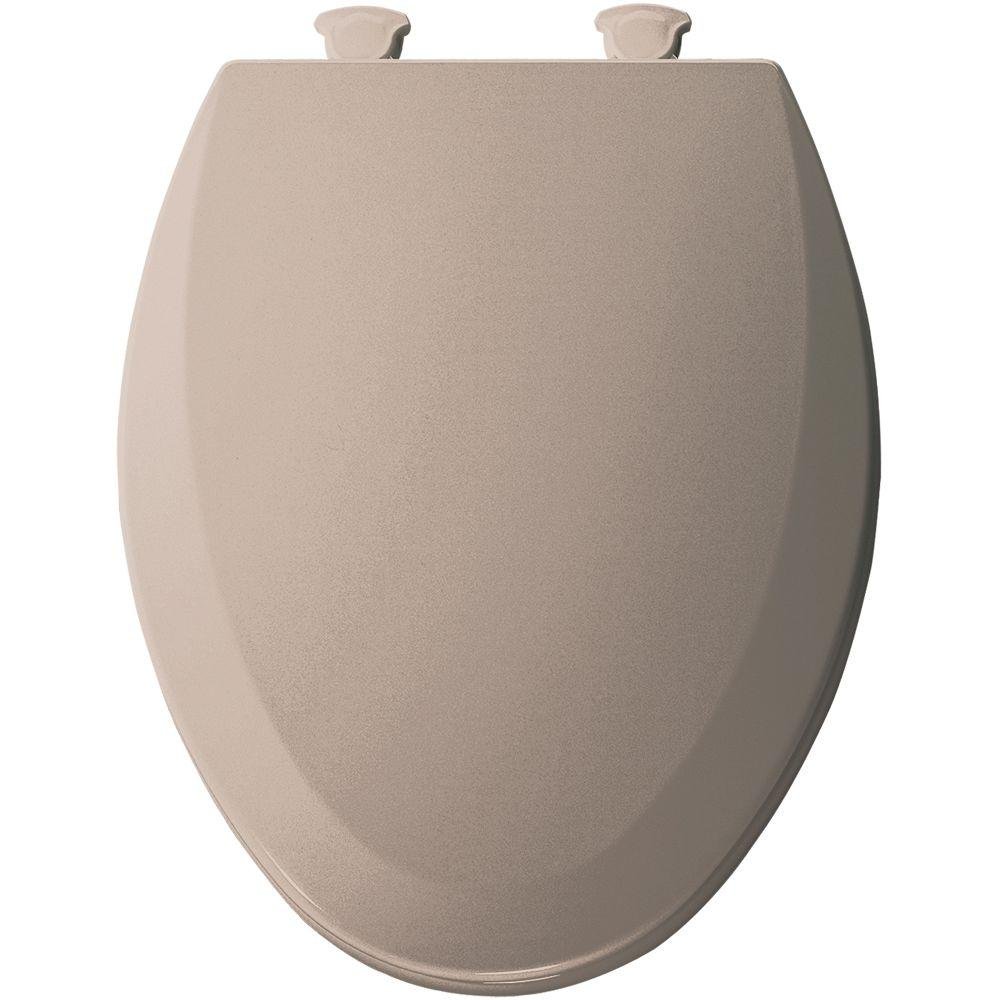Molded Wood Elongated Toilet Seat Finish: Fawn Beige