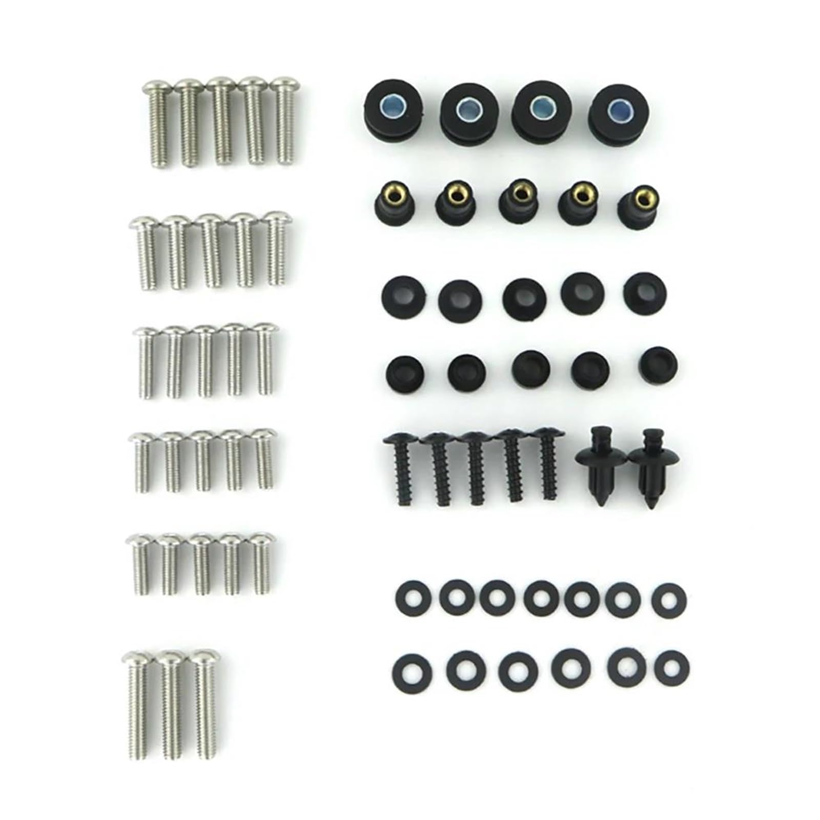Écrous rapides carénage Kawasaki Ninja 650R contre vibrations ER-6f 06-08 - 2
