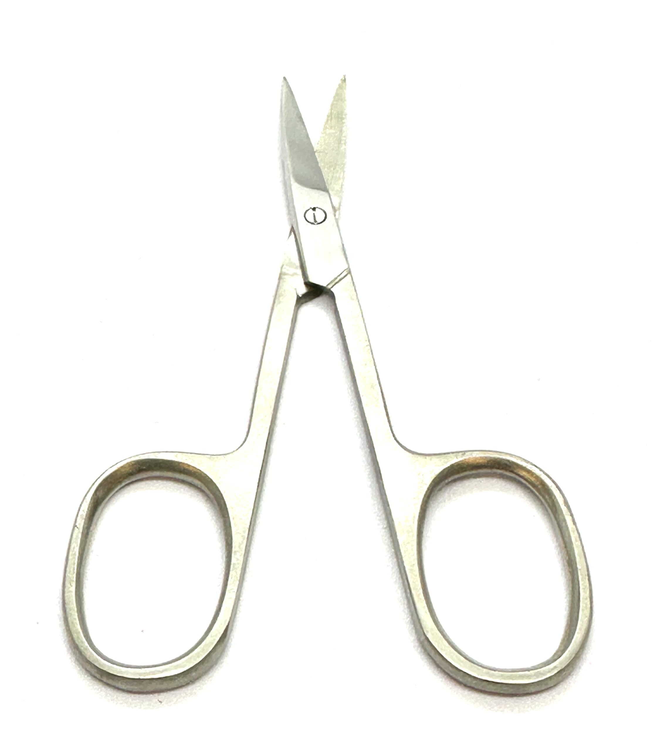 Ciseaux professionnels JOYA pour ongles – Courbe extra tranchante, acier inoxydable, pour cuticules, sourcils, poils du visage, moustache et nez, petite taille et économique.