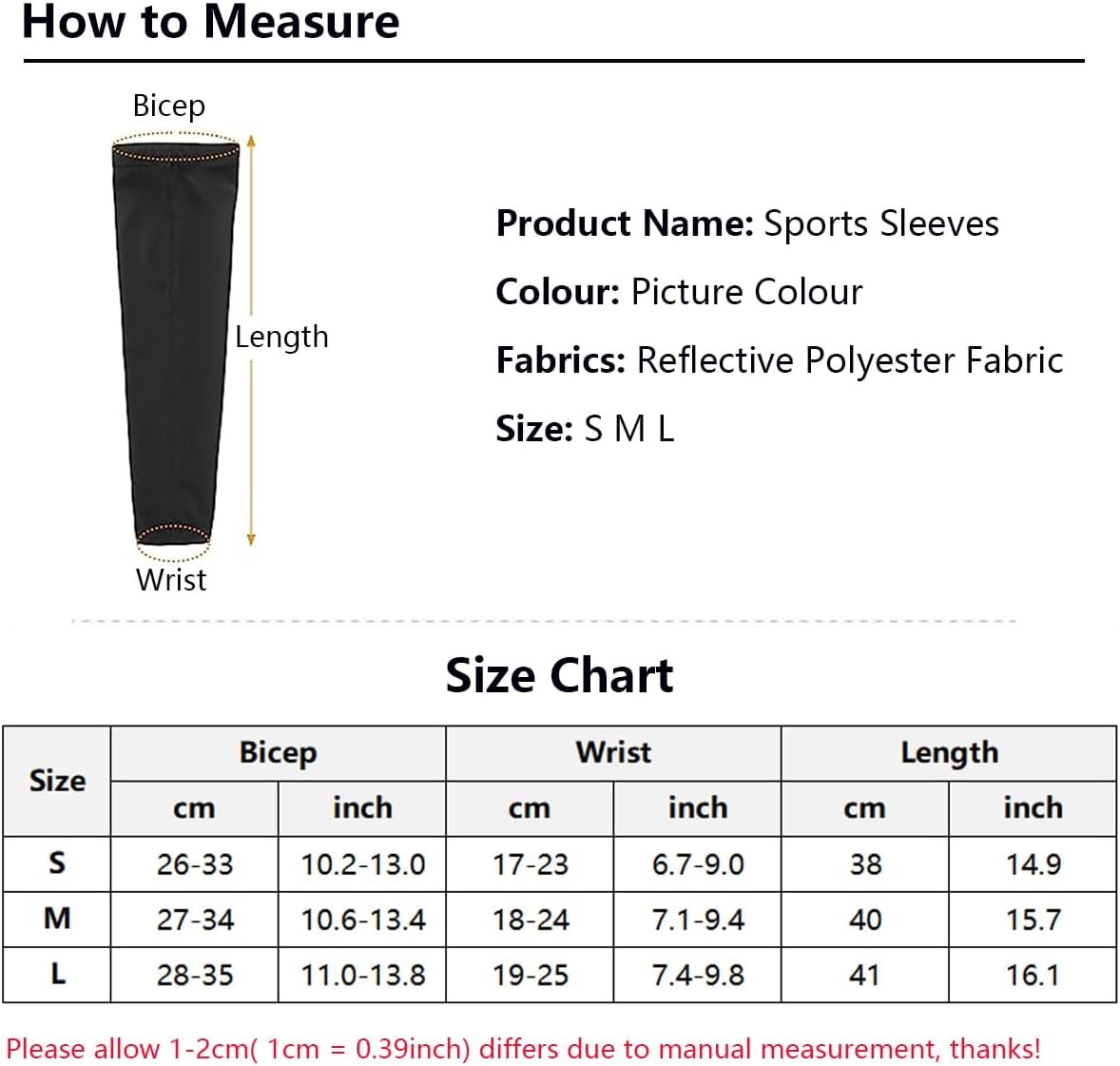 Women Reflective Glowing Arm Sleeves, Night Fluorescent Compression Arm Covers, Ladies Fashion Breathable Luminous Sports Arm Warmers, Outdoor Sunscreen Sleeves for Running Cycling Hiking A L