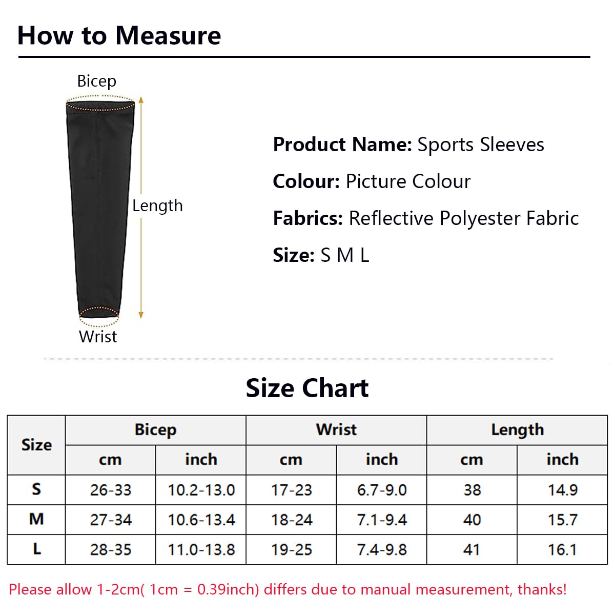 Takiito Neon Yellow-green Solid Arm Sleeves For Men Women, Cooling Arm Sleeve UV Sun Protection Compression Arm Sleeve, Breathable & Moisture Wicking