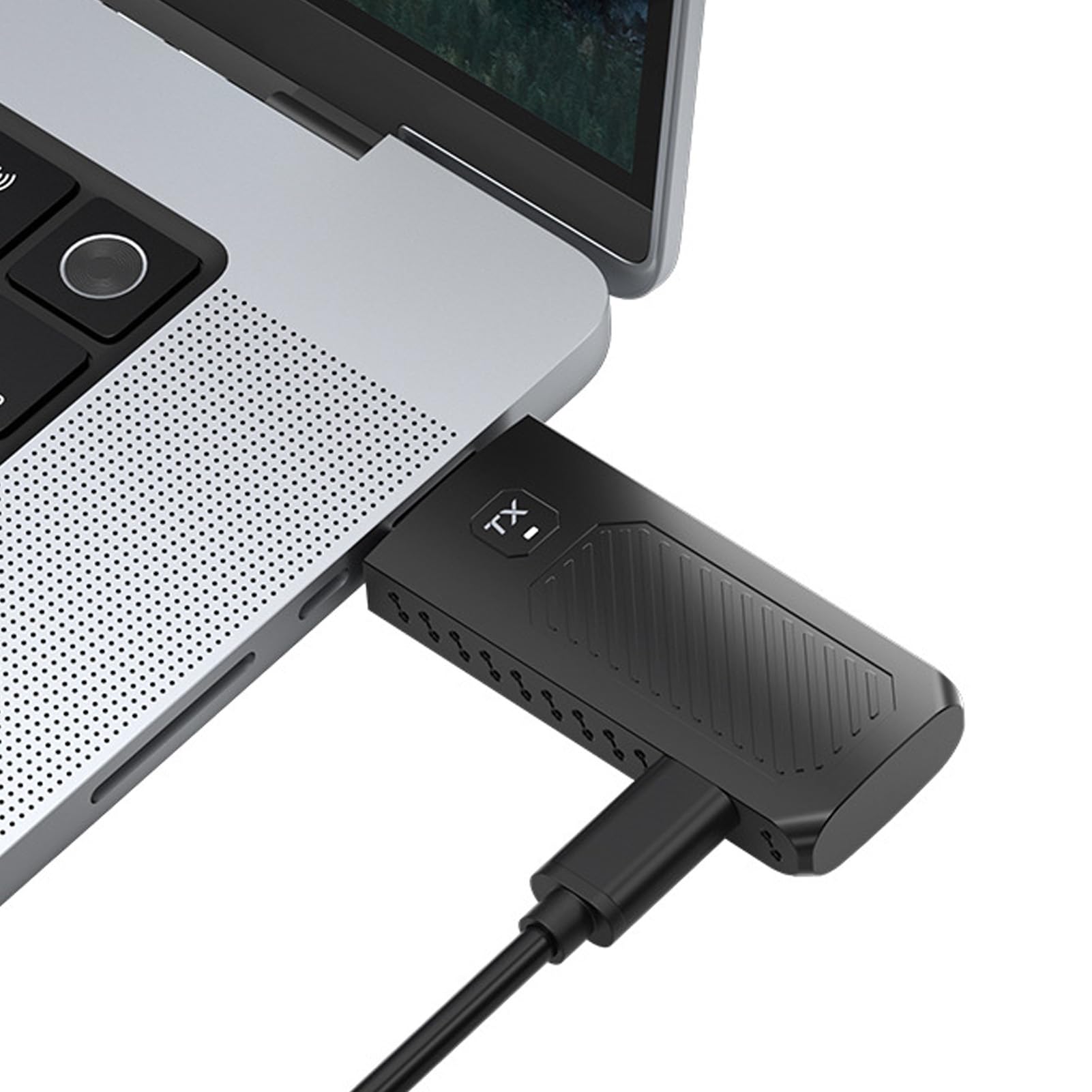 Kit Dispositivo di Mirroring dello Schermo Wireless 1080P 50 M a Lungo | Custodia in ABS, Utilizzo Proiettore per Laptop, Ricevitore Trasmettitore , Supporto IOS , 60 Hz, Plug and Play