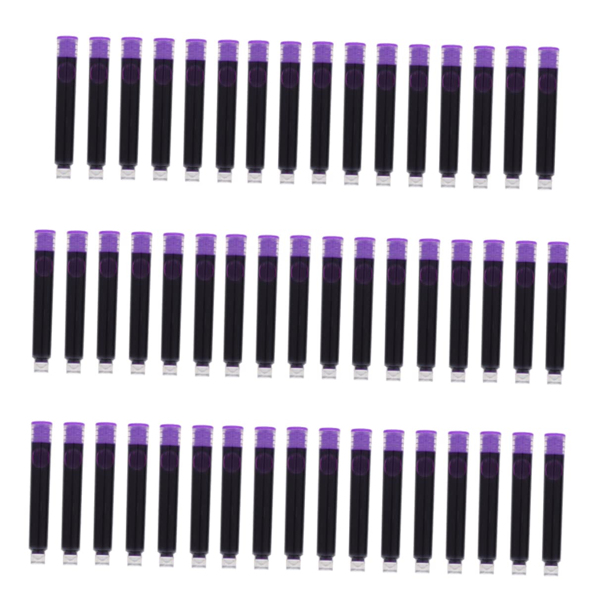 150 Pezzi Sacchetti di inchiostro di ricambio per penne stilografiche Ricariche per penne d'inchiostro Accessori di ricambio per penne inchiostro liquido Inchiostro Plastica Forniture